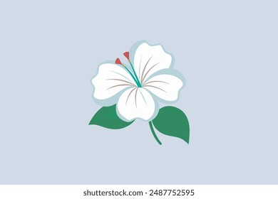 This digital product features a stunning vector art illustration of a beautiful Hibiscus flower, showcasing intricate details and vibrant colors. Ideal for graphic design projects.