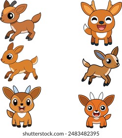 This is a Dik Dik  flat design ,animal vector design  with high quality  eps format 