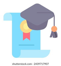 Dieses Diplom-Symbol ist für Bildung, Schule, Universität, etc. geeignet.