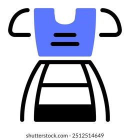Este icono de Dirndl es adecuado para Oktoberfest, Festival, evento tradicional alemán, etc.