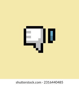 this is Dislike icon in pixel art with simple color,this item good for presentations,stickers, icons, t shirt design,game asset,logo and your project.