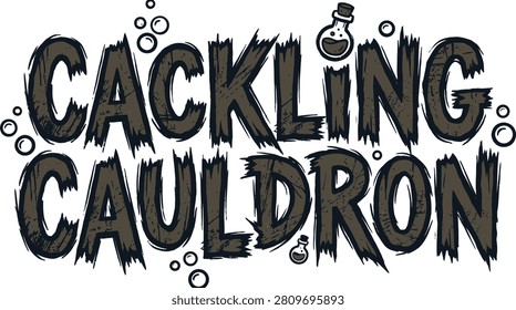 This distressed, grunge-style text reads 