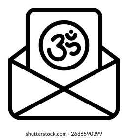 This Diwali Letter icon is suitable for the India Culture, etc.