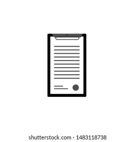 This is document vector icon or clip art