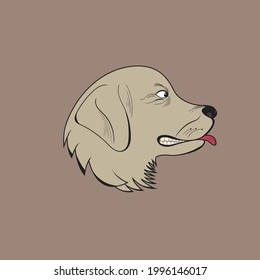 this is a dog head vector, you can use it for logos, mascots, or screen printing on your souvenirs or t-shirts