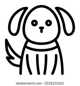 This Dog icon is suitable for veterinary, pet lover, animal shelter, etc.