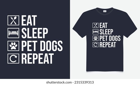 Das ist Hund-T-Shirt-Design-Vektorgrafik.