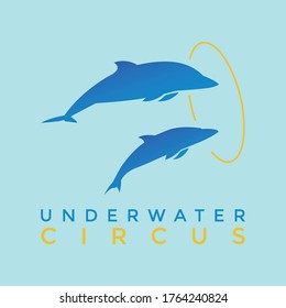 This is a dolphin vector design. This design is suitable to be used for business, education, entertaiment, and as a logo for underwater activities or other sports.
