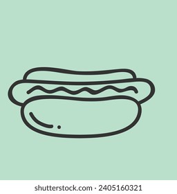 this is doodle food icon 