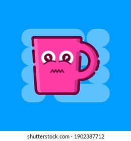 This doodle glass with expression and so cute for your bussines