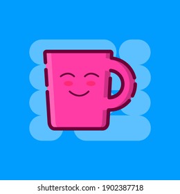 Este vaso de doodle con expresión y tan lindo para tus negocios