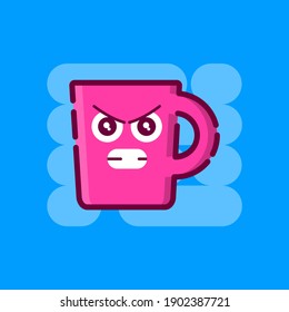 This doodle glass with expression and so cute for your bussines