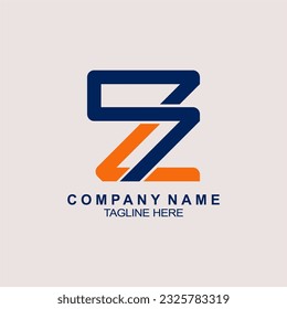 This double Z logo is suitable for businesses with the initials Z or the name suffix with the letter Z