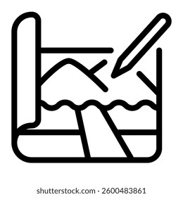 This Drawing icon is suitable for School, Education, Edutainment, etc