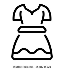 This Dress icon is suitable for Valentine, Wedding, Romance, etc.