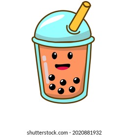 this is a drink icon that we often encounter, namely boba.