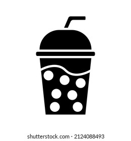 this is a drink-related icon that uses a glyph style