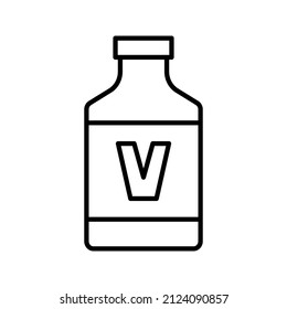 this is a drink-related icon that uses a outline style