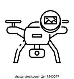 Este ícone de Drone é adequado para Transporte, Viagens e Turismo, etc
