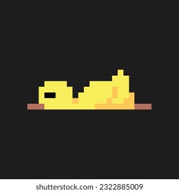 this is Duck icon in pixel art with yellow color and black background ,this item good for presentations,stickers, icons, t shirt design,game asset,logo and your project.