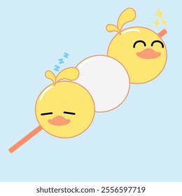 This duck image is so cute that it can be used to design t-shirts, wallpapers, icons, fabrics and many more