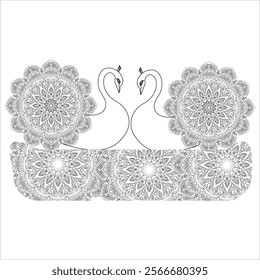This is a duck and mandala.