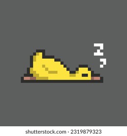 this is Duck in pixel art with colorful color and black background ,this item good for presentations,stickers, icons, t shirt design,game asset,logo and your project.