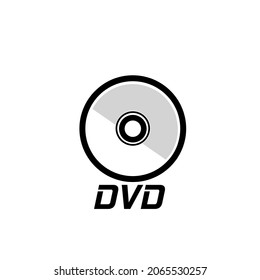 this is a dvd player icon in the form of a disc suitable to complete your design