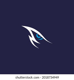this is the eagle eye logo and the letter E, I combined it to make a simple and cool logo
