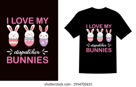 this is easter t shirt design vector on the black artboard and with t shirt mockup
