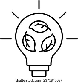This is Eco bulb Line Vector Icon easily modified with filled and trendy colours combination, you'll find representations of essential of icon concepts.

