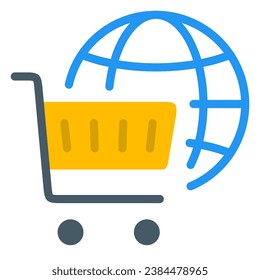 Este icono de Ecommerce es apto para la compra, el ecommerce, el supermercado y los negocios