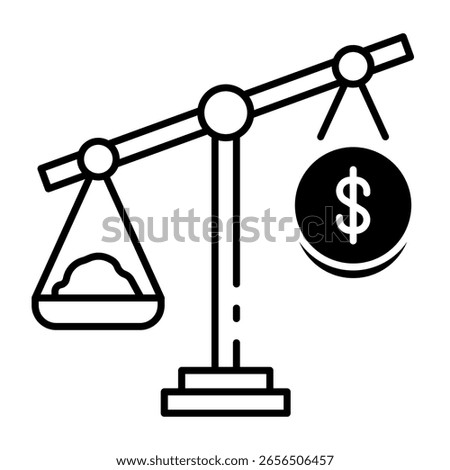This Economic instability icon is suitable for Global Food Crisis, Food Bank, etc.