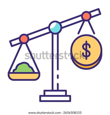 This Economic instability icon is suitable for Global Food Crisis, Food Bank, etc.