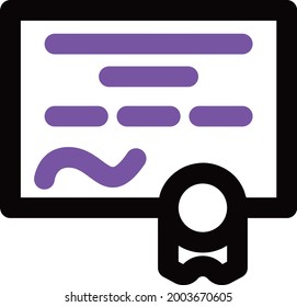 this is an educational icon can be used in various media