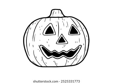 Esta misteriosa abóbora Halloween apresenta uma tonalidade laranja escura, profundamente esculpida com um sorriso largo e sinistro mostrando dentes afiados. Seus olhos cor-de-rosa brilhante, em forma de coração adicionam um toque inesperado de doçura, contras