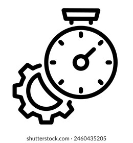 This Efficiency icon is suitable for Remote work, Work from home, Digital Nomad and Freelance