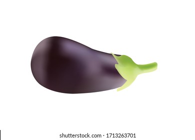 This is Egg plant in white background