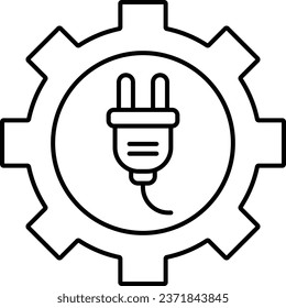 This is Electricity settings Line Vector Icon easily modified with filled and trendy colours combination, you'll find representations of essential of icon concepts.

