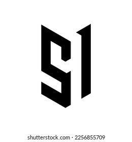 This is an Elegant 41 and S monogram logo