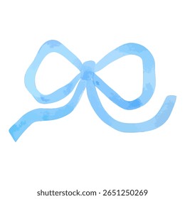 This is an Elegant Blue Bow Decoration that is perfect for Various Special Occasions