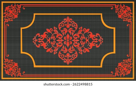 This elegant Damask fabric features a timeless woven pattern that blends intricate floral and scroll motifs with a sophisticated tone-on-tone effect. The design is reversible, showcasing a beautiful i
