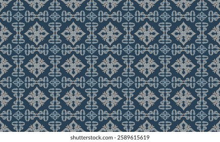 This elegant dark gray damask vector seamless pattern ideal for   wallpaper, fabric, home decor, invitations, gift wrap, digital backgrounds, and luxury branding.