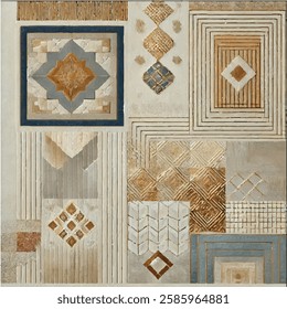 This elegant geometric textured design is perfect for all-season home décor, calligraphy art backgrounds, stationery, and wall prints. Ideal for canvas, digital art, and premium interior styling.
