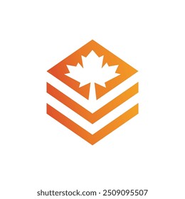 This is an elegant maple logo design that can be used for companies. A simple and attractive logo.