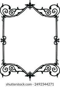 Dieser elegante, kunstvolle Rahmen mit aufwändiger Scrollarbeit ist die perfekte Ergänzung zu jedem Objekt. Mit viel Liebe zum Detail gefertigt, strahlt dieser Rahmen Eleganz und zeitlose Schönheit aus.