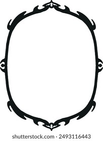 This elegant ornate frame with intricate scrollwork is the perfect addition to any object. Crafted with attention to detail, this frame exudes sophistication and timeless beauty.