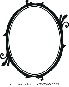 This elegant ornate frame with intricate scrollwork is the perfect addition to any object. Crafted with attention to detail, this frame exudes sophistication and timeless beauty.