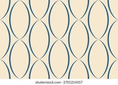 This elegant pattern features modern oval shapes arranged in a harmonious layout on a neutral background, perfect for design projects and decor.