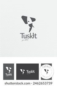 This elegant and versatile elephant-themed logo design symbolizes strength, wisdom, and stability. The minimalist yet sophisticated design features a stylized elephant.